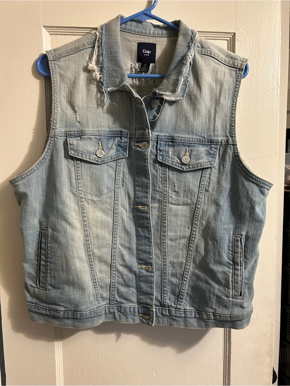 Sleeveless Jean Jacket